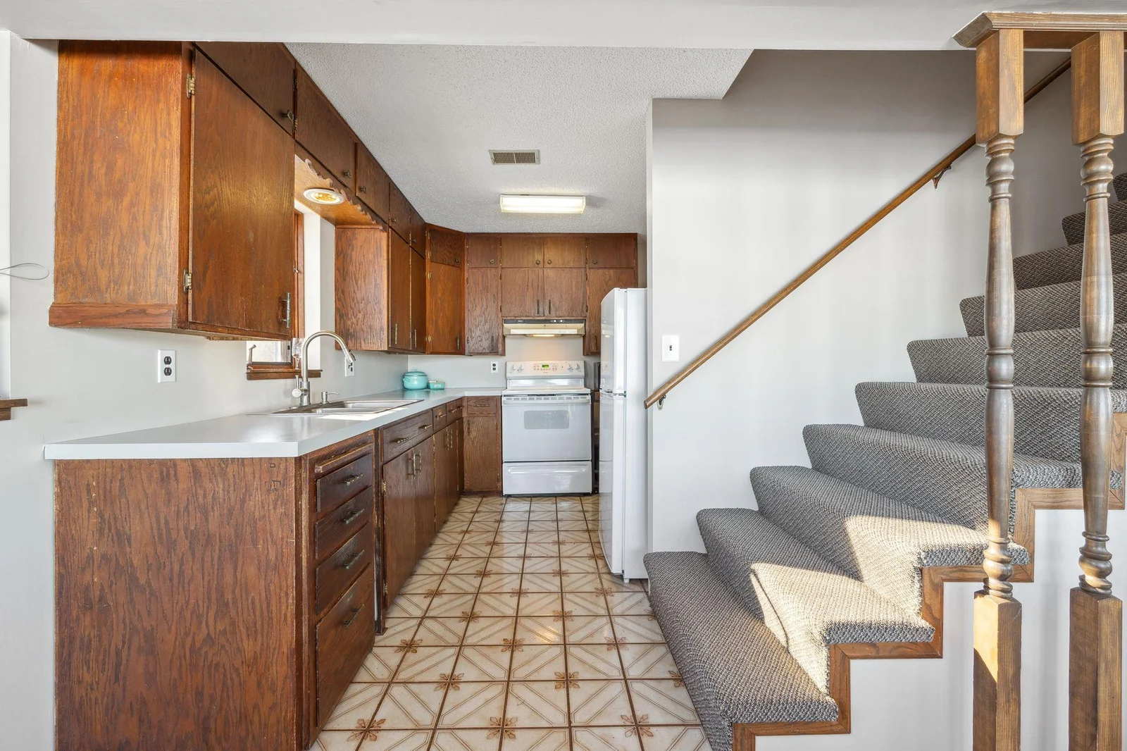 Galley style kitchen