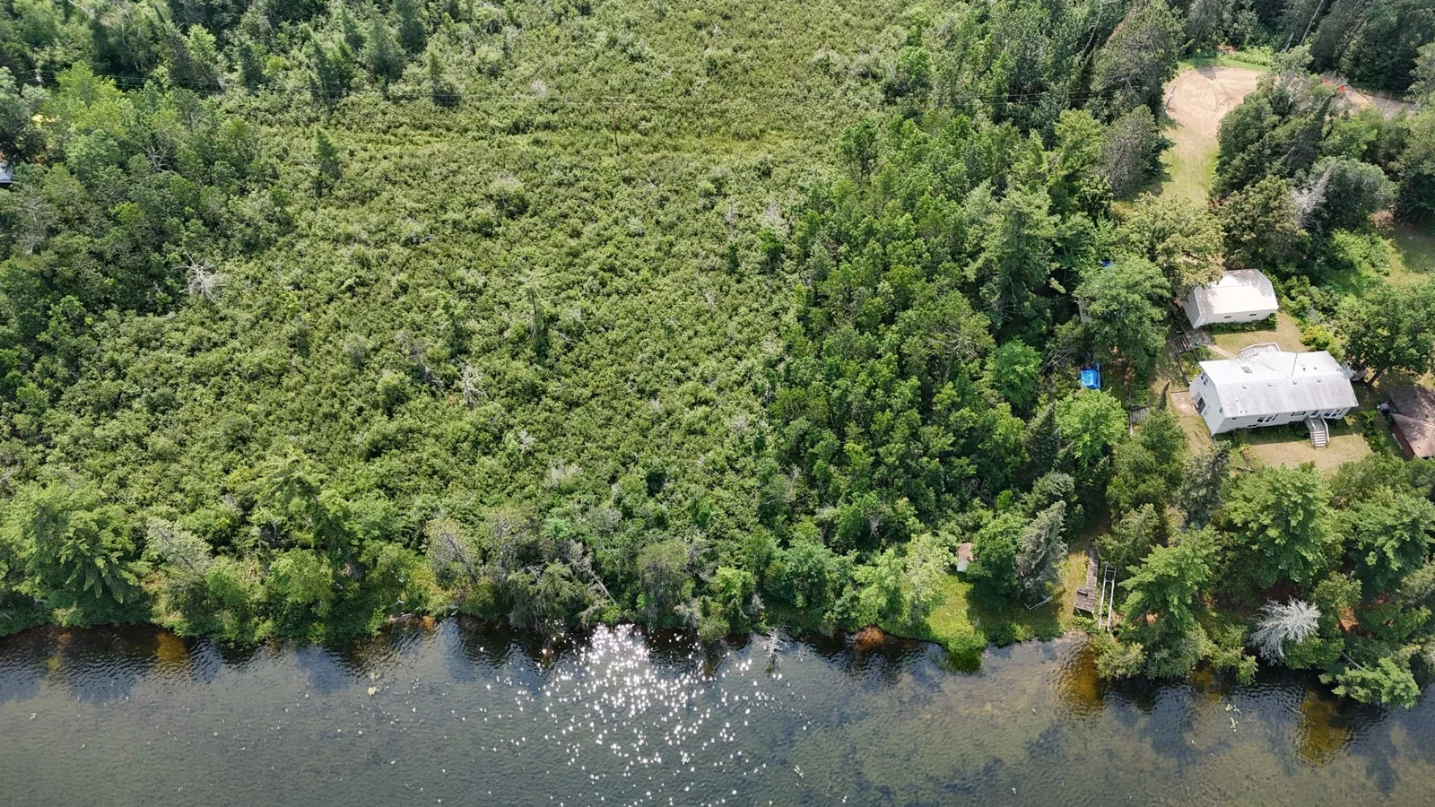 Aerial view of property.