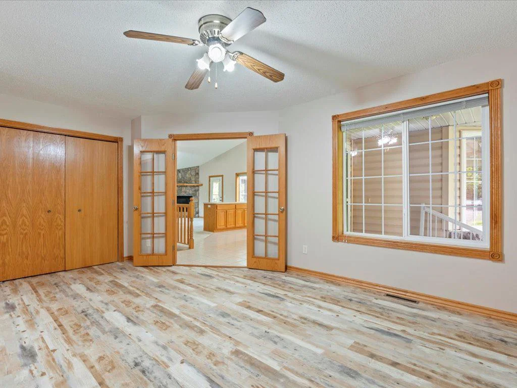 Front BR/Office with French Doors