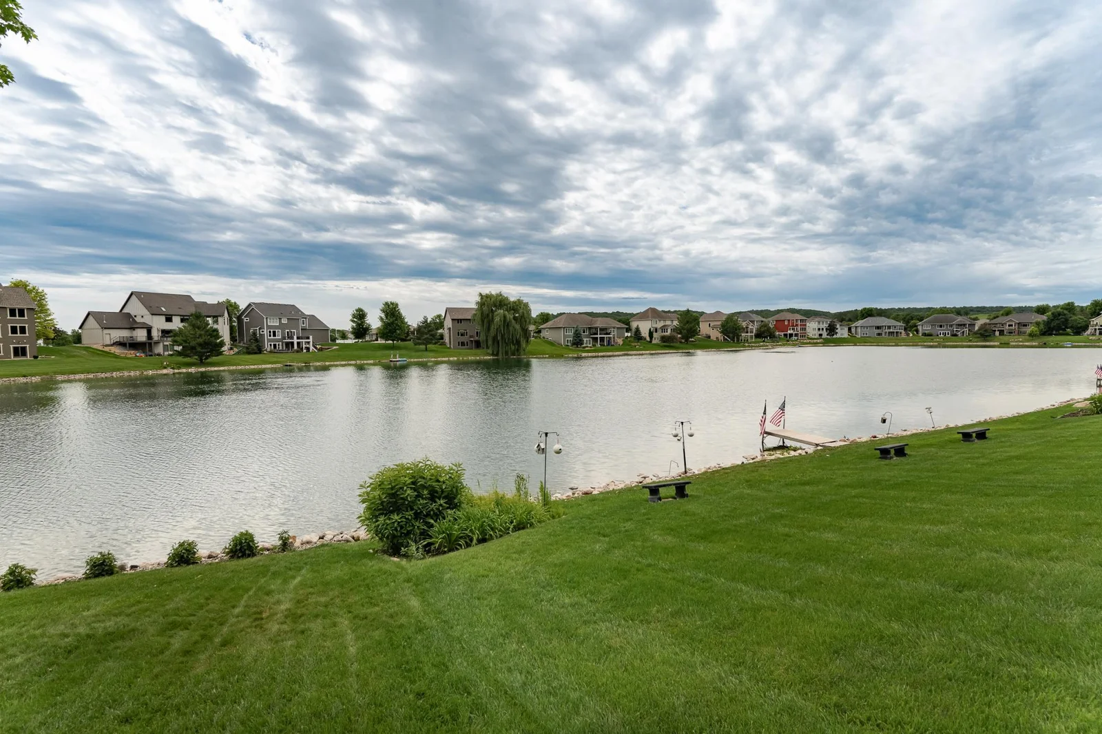 Spacious backyard