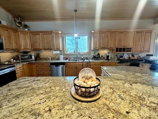 Beautiful granite counter tops