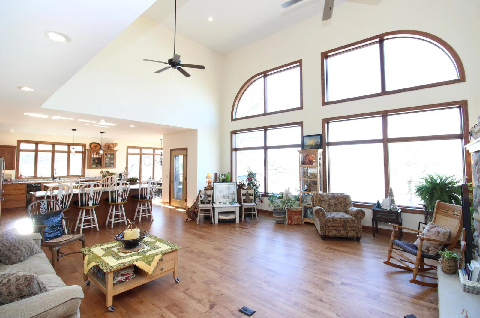 Living Room to Kitchen Area