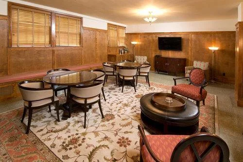Club Room in the lower level