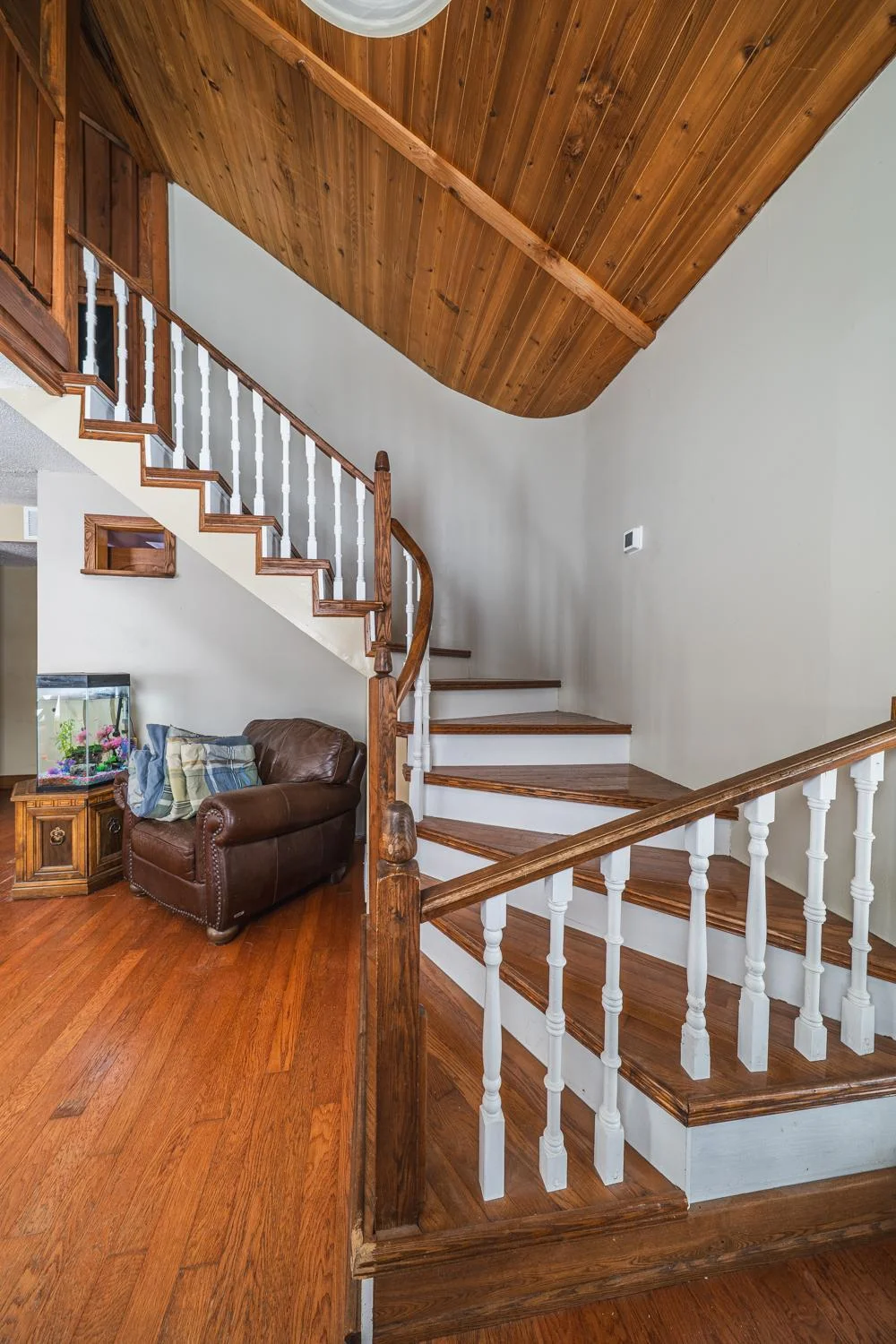 Stairs to upper level