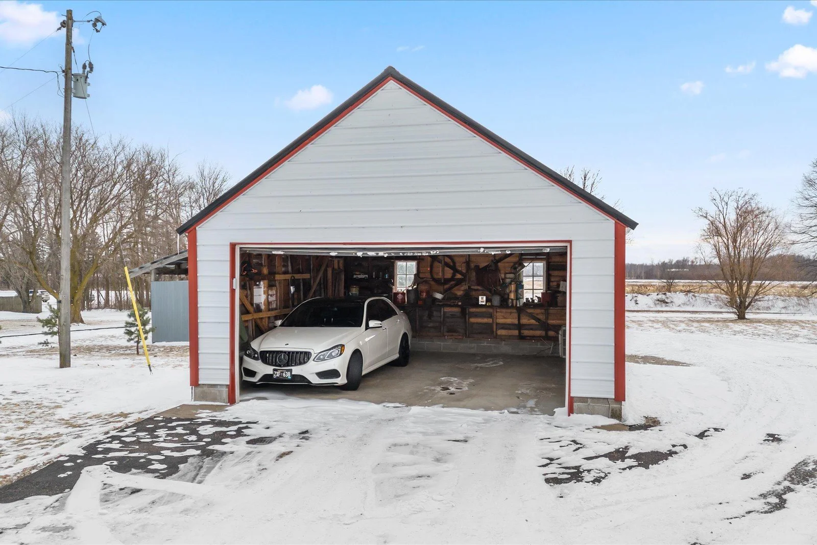 Two stall garage
