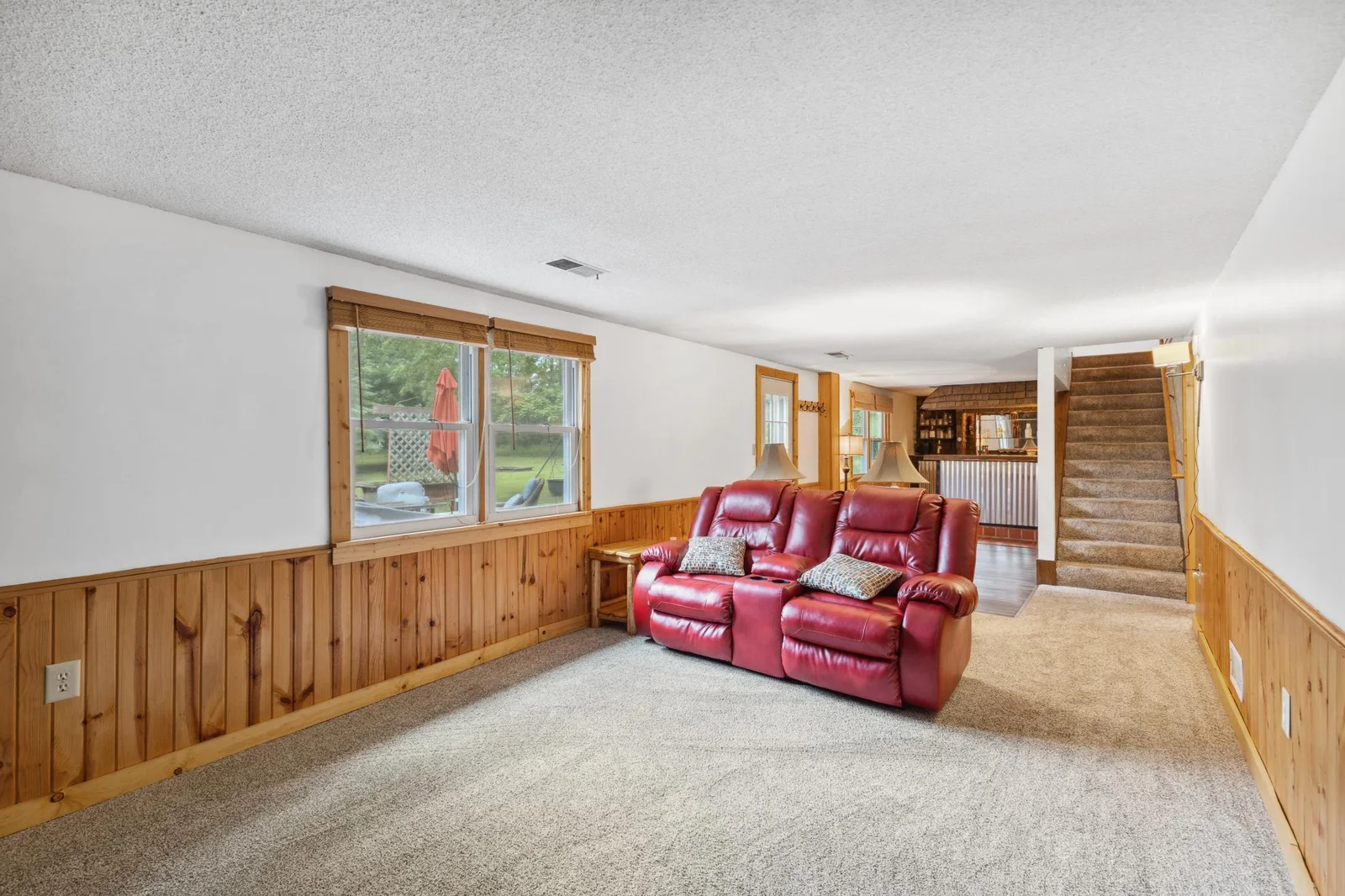 Large family room area.
