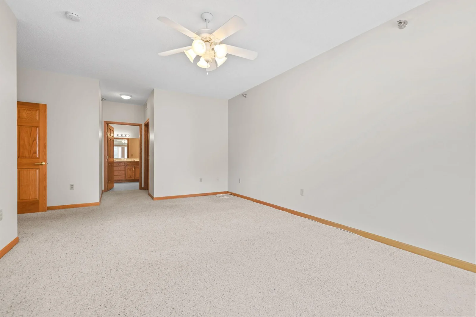 Fresh Paint Primary Bedroom