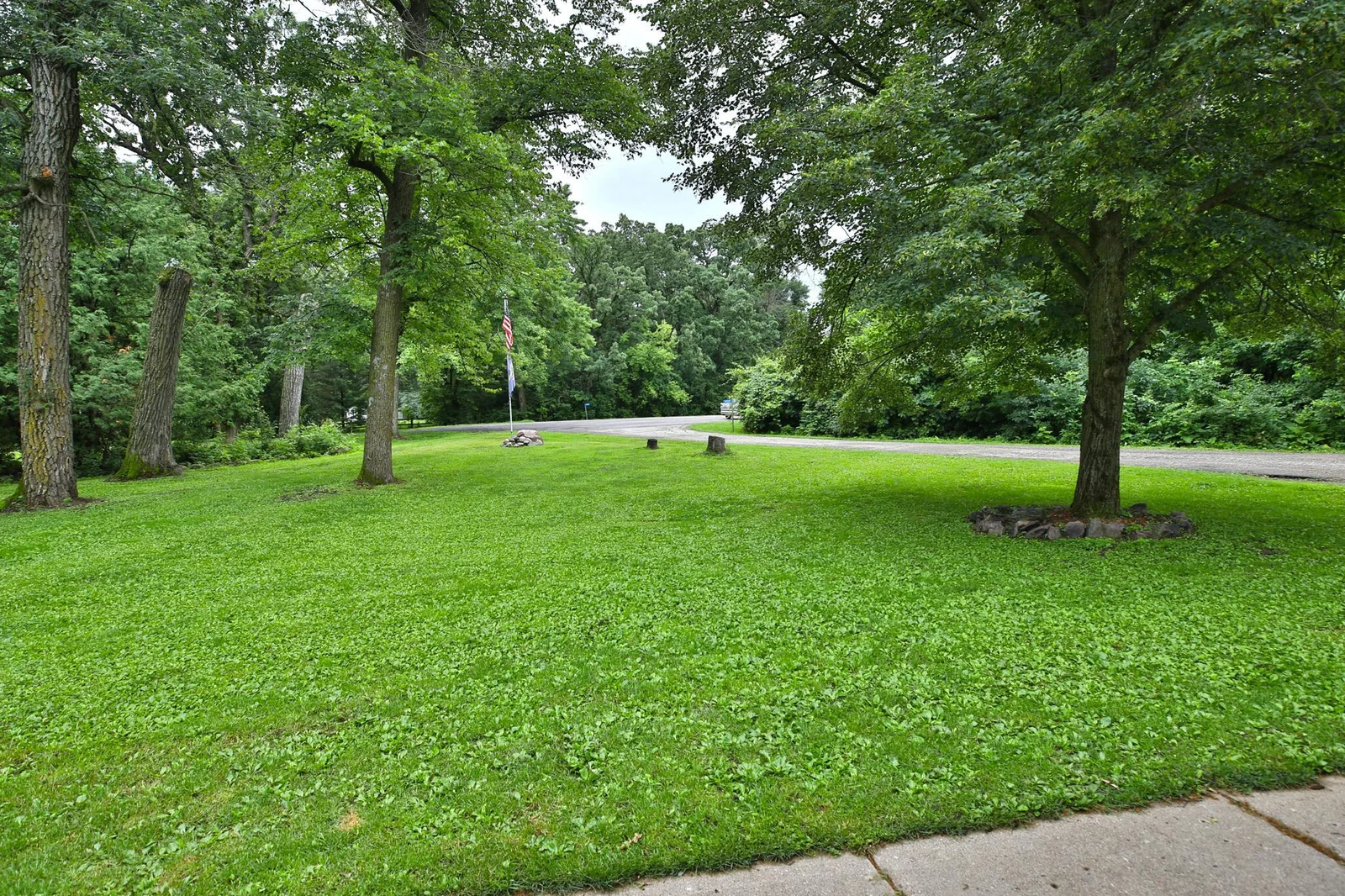 View to front yard