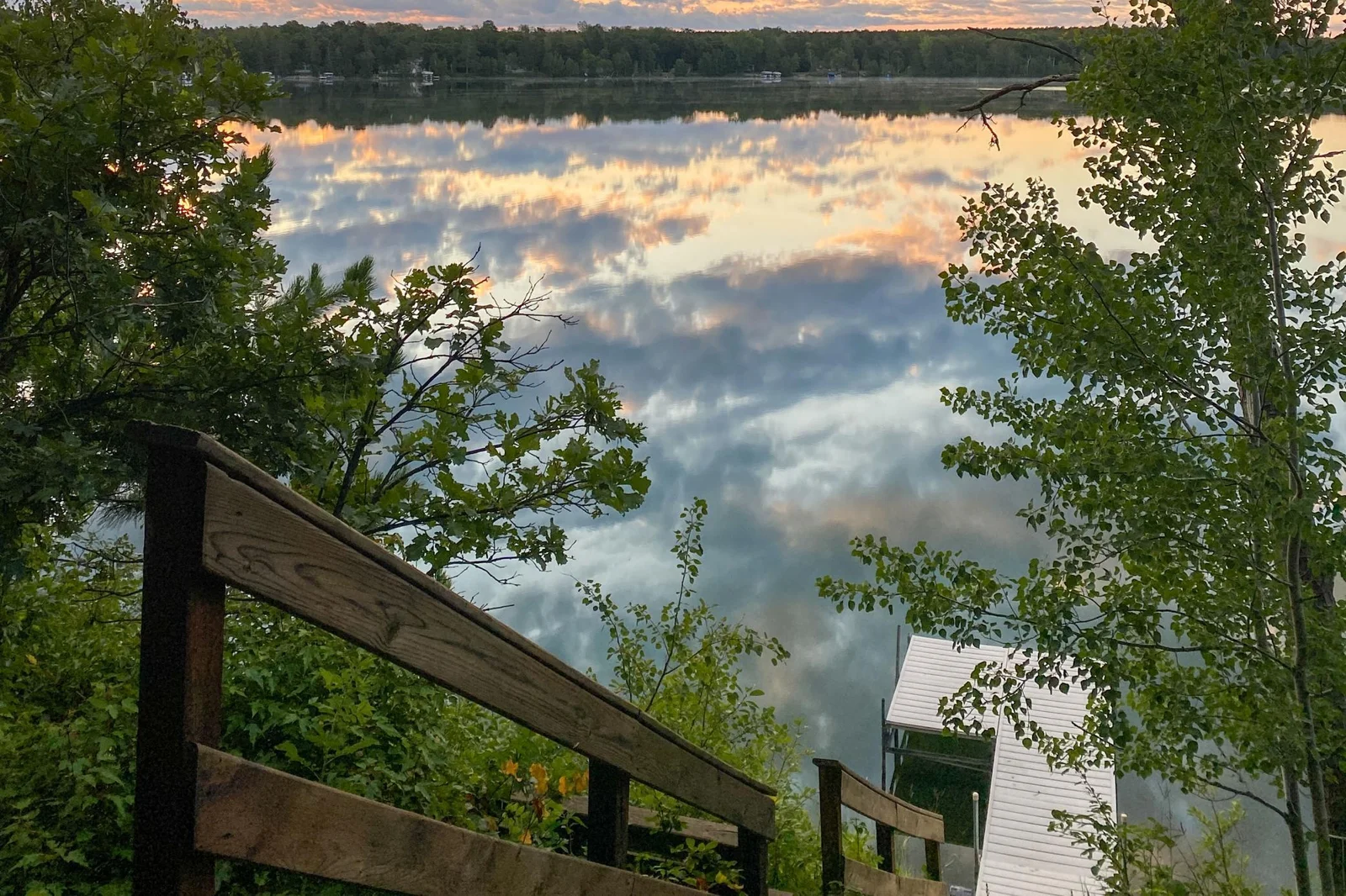 Steps with Dock and Amazing Views