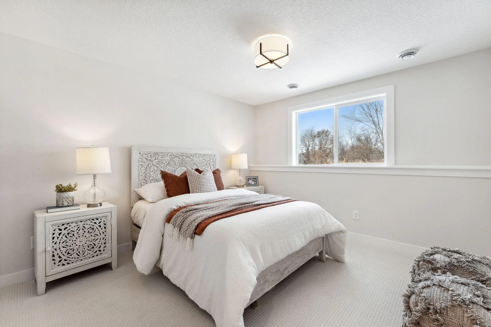 Lower Level Bedroom with walk in closet