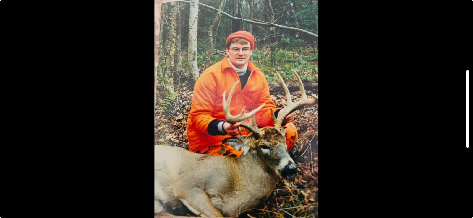 Big buck harvested off the 40 acres for sale