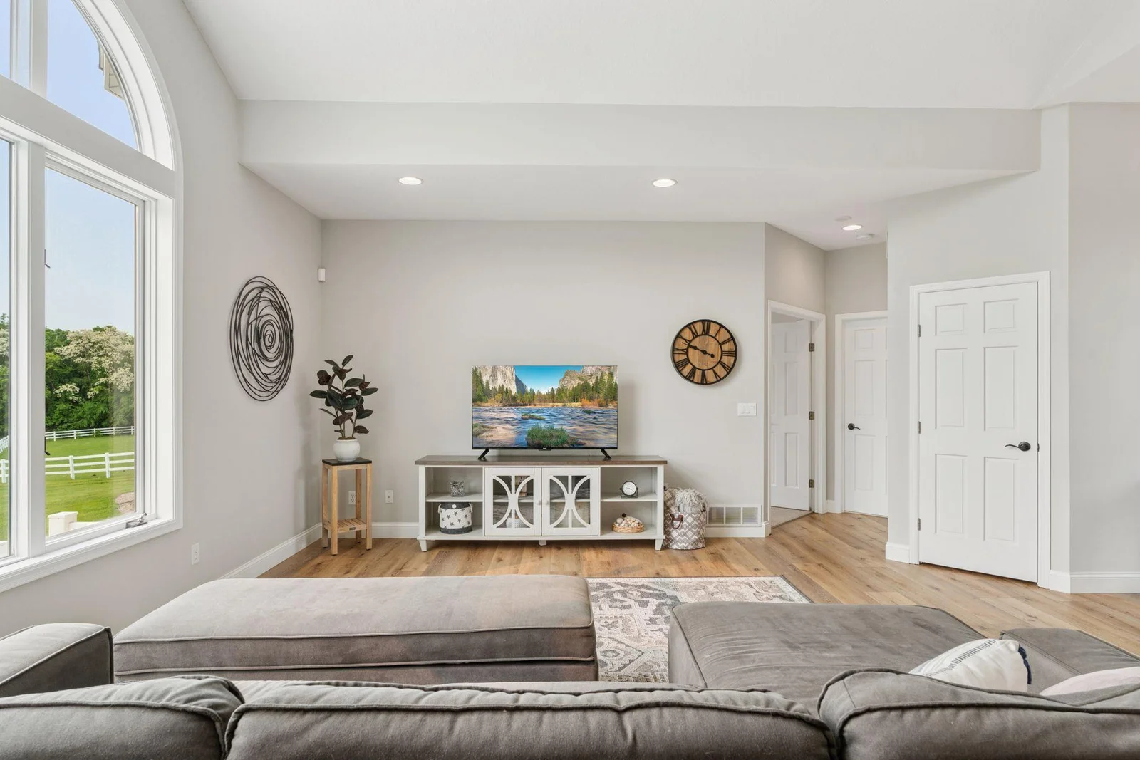 Plenty of light in the Living Room