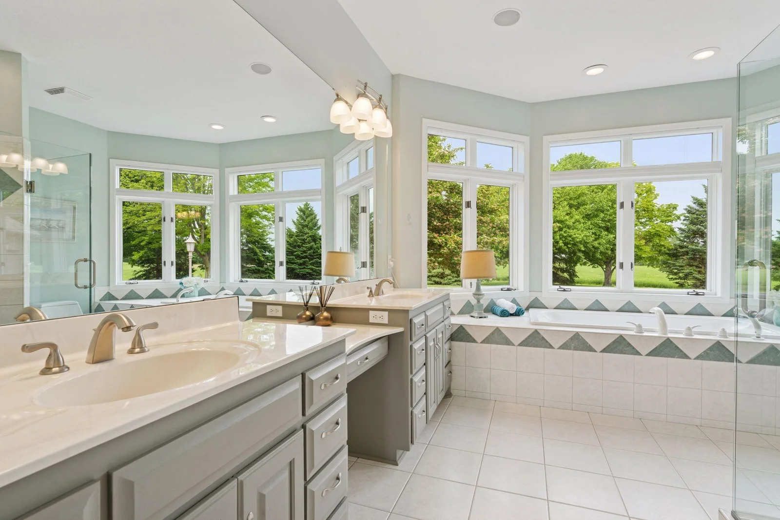 Primary Bathroom with Double Vanity