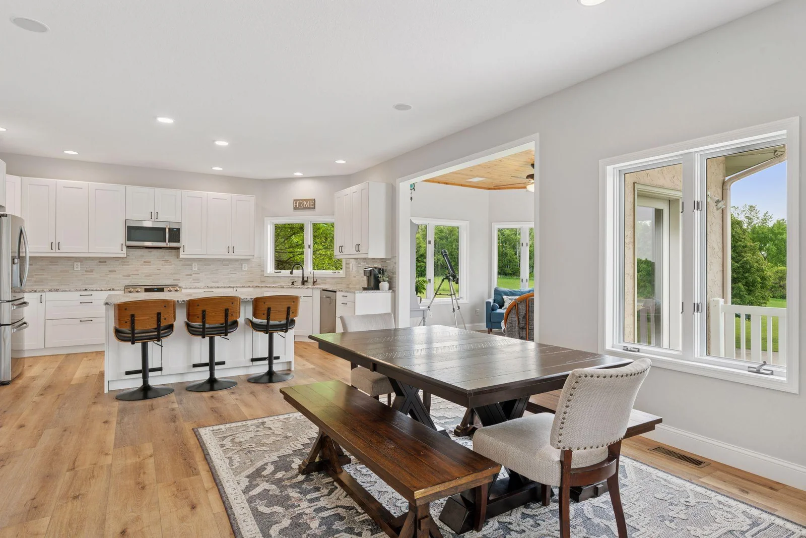 Informal Dining Room off the Kitchen