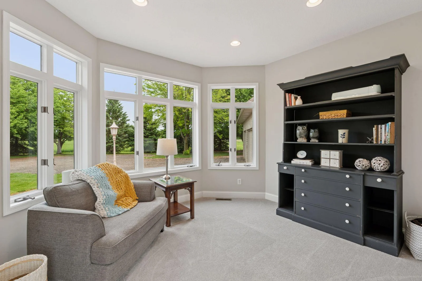 Home Office with an abundance of natural light