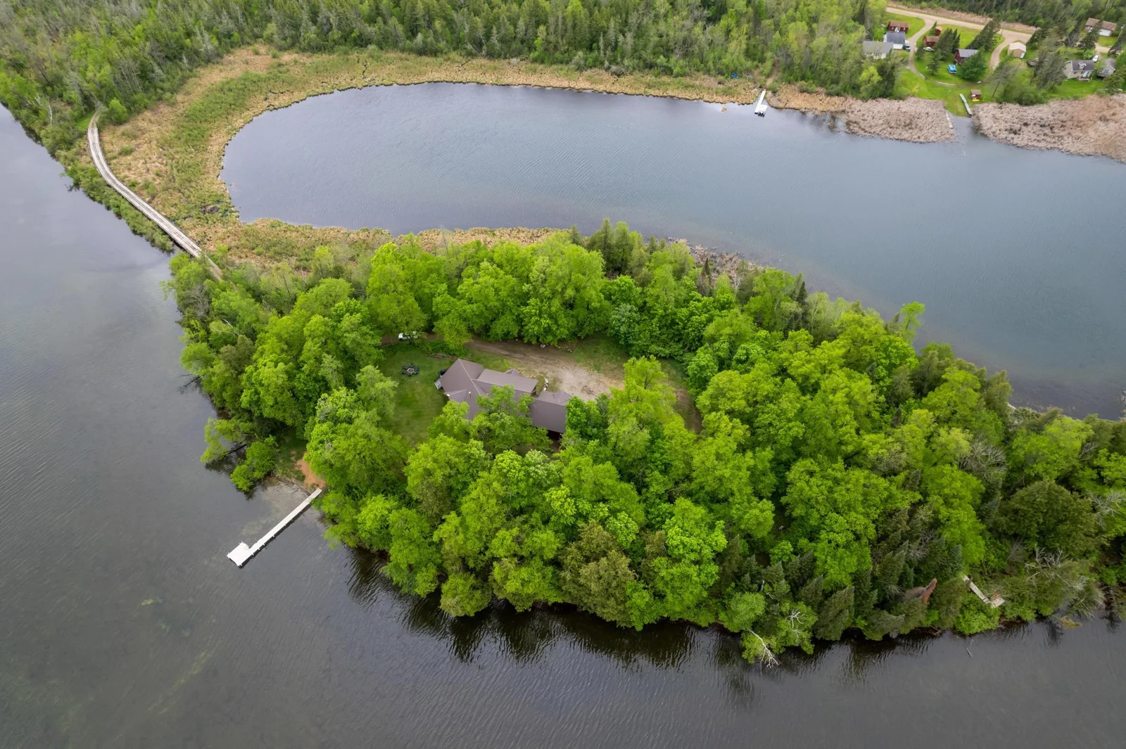 Little Boy Lake aerial