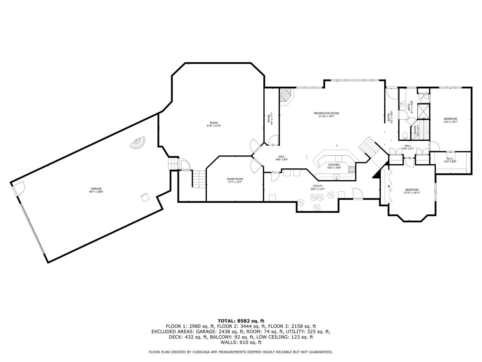 Lower Level Floor Plan