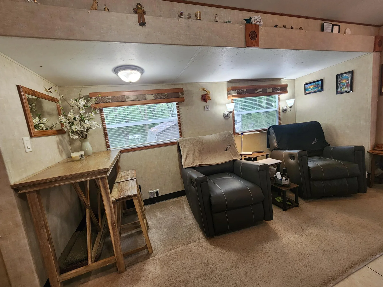Unit 109 Cokato Lake RV Resort Cooperative has a 2010 Breckenridge Destination RV and Quality-built Sun Room; ample parking, shed, outstanding landscaping and many other shared amenities including a 550 acre 50+ foot lake!