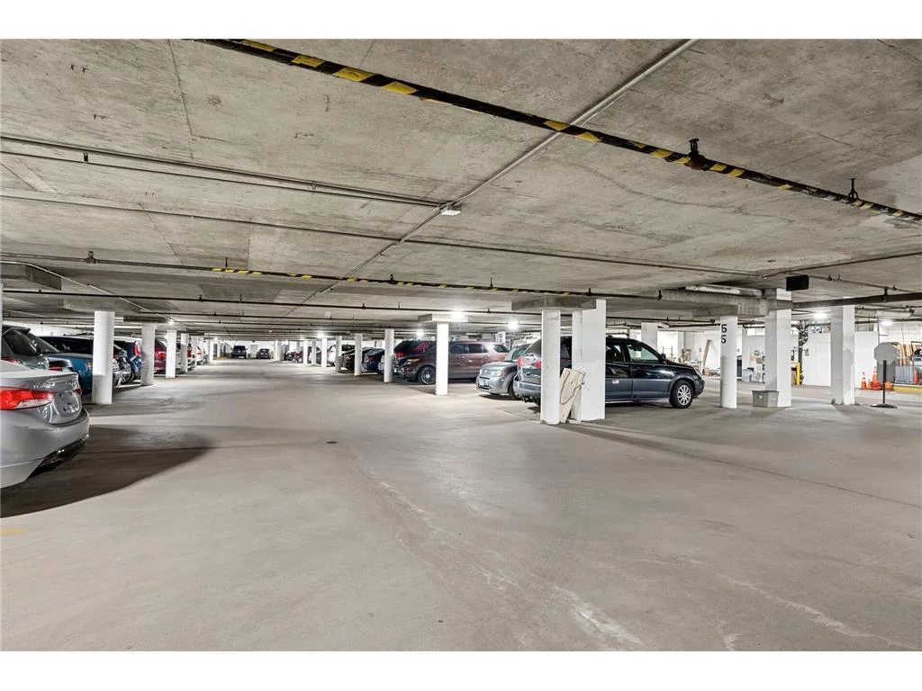 underground parking garage