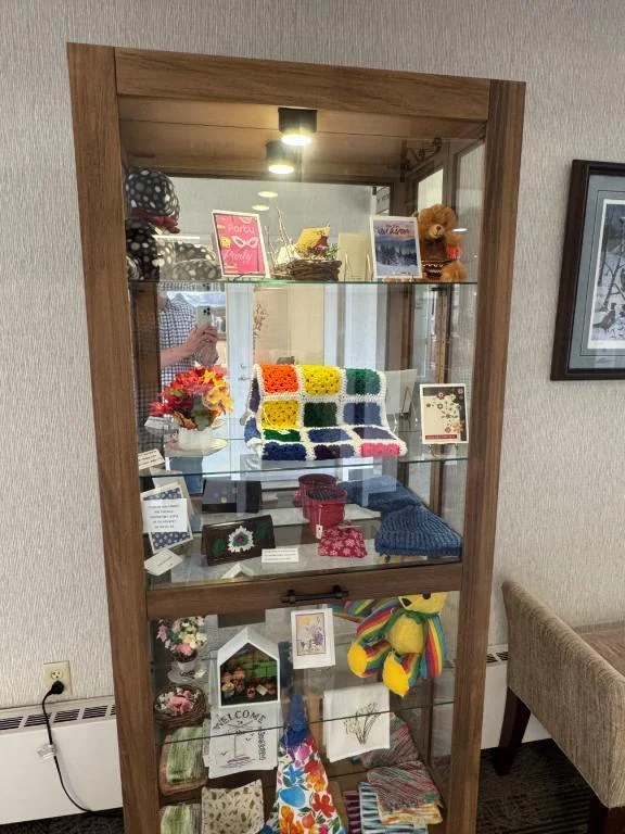 Crafts on display