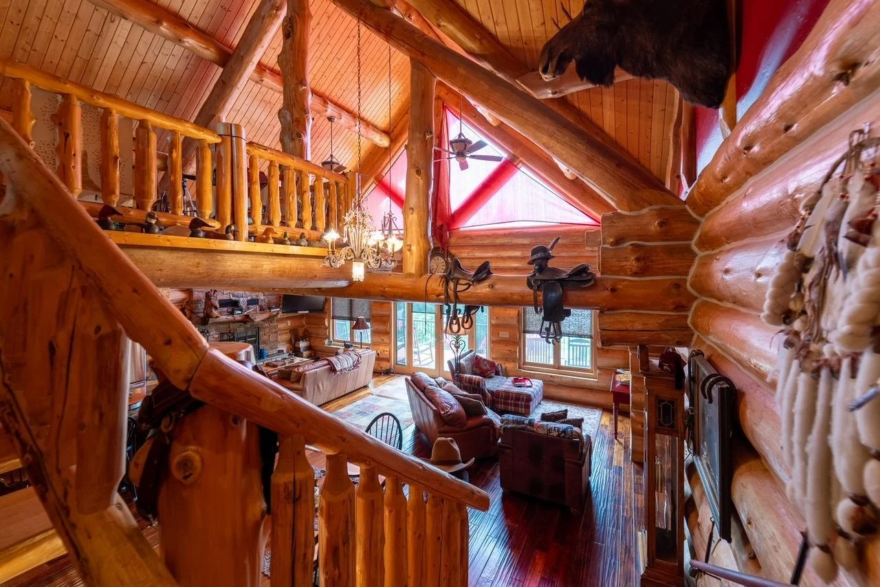 View from loft stairway
