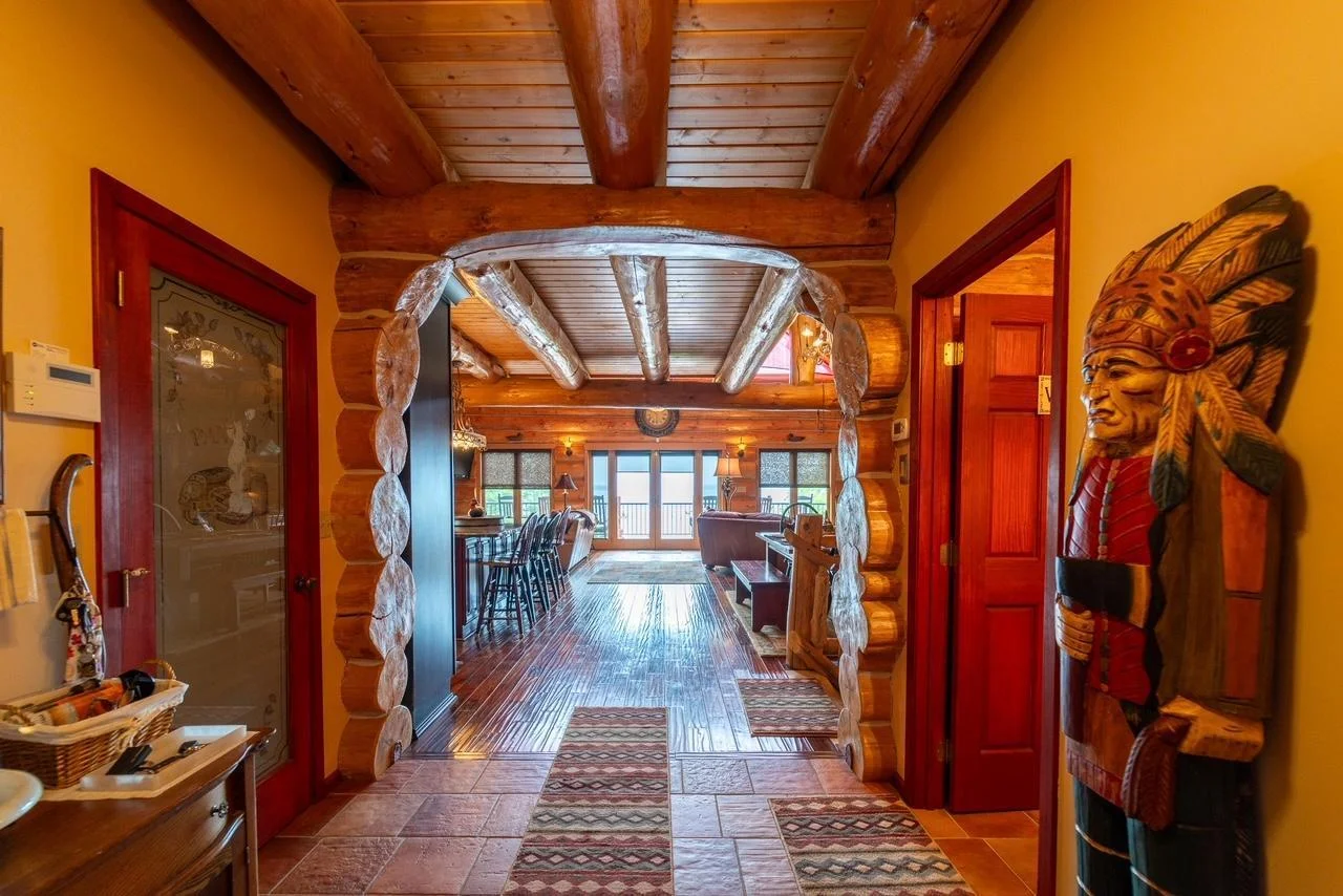 View into home from foyer