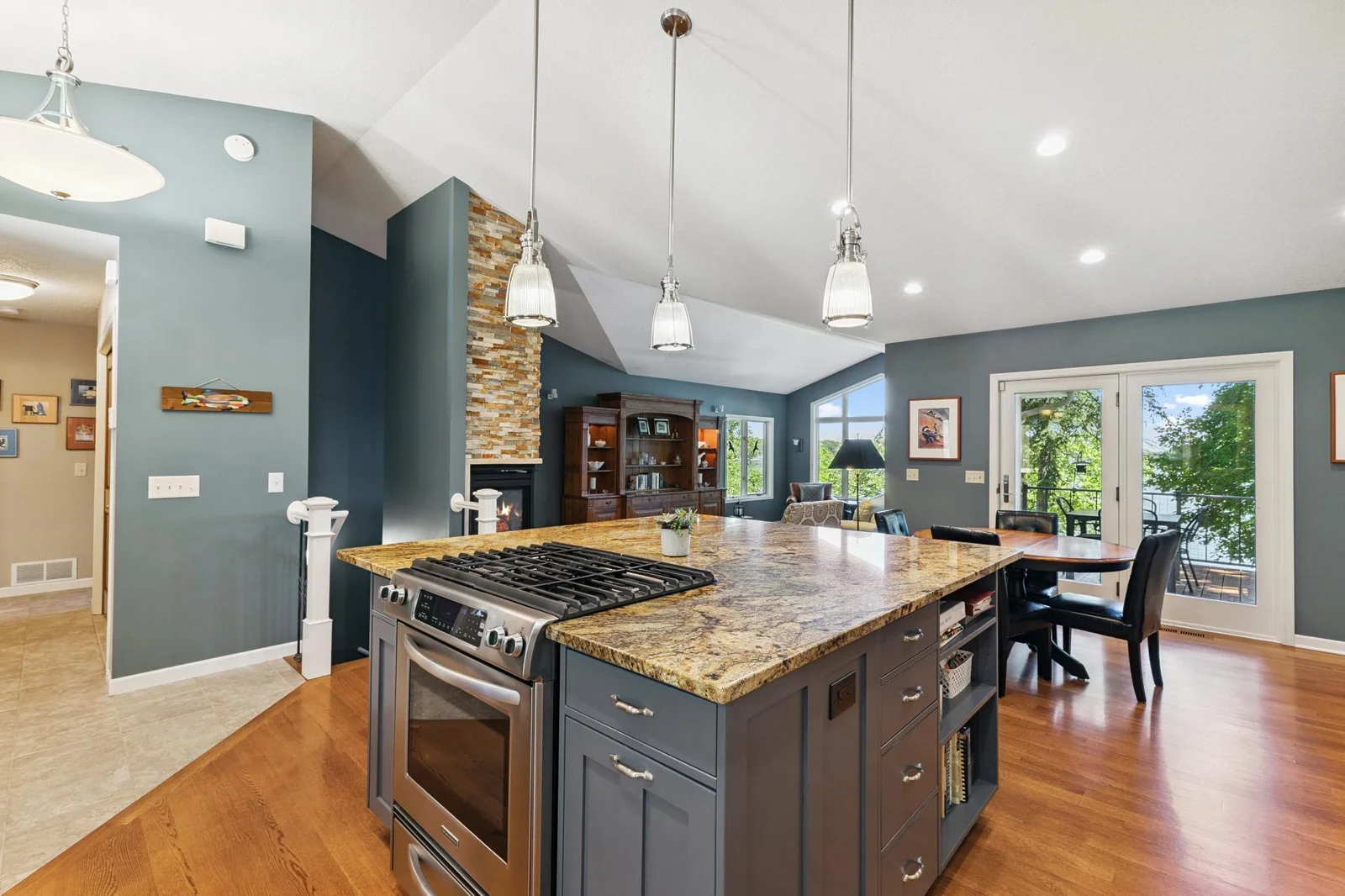 Granite counter tops on all cabinet tops including the laundry room & bathrooms