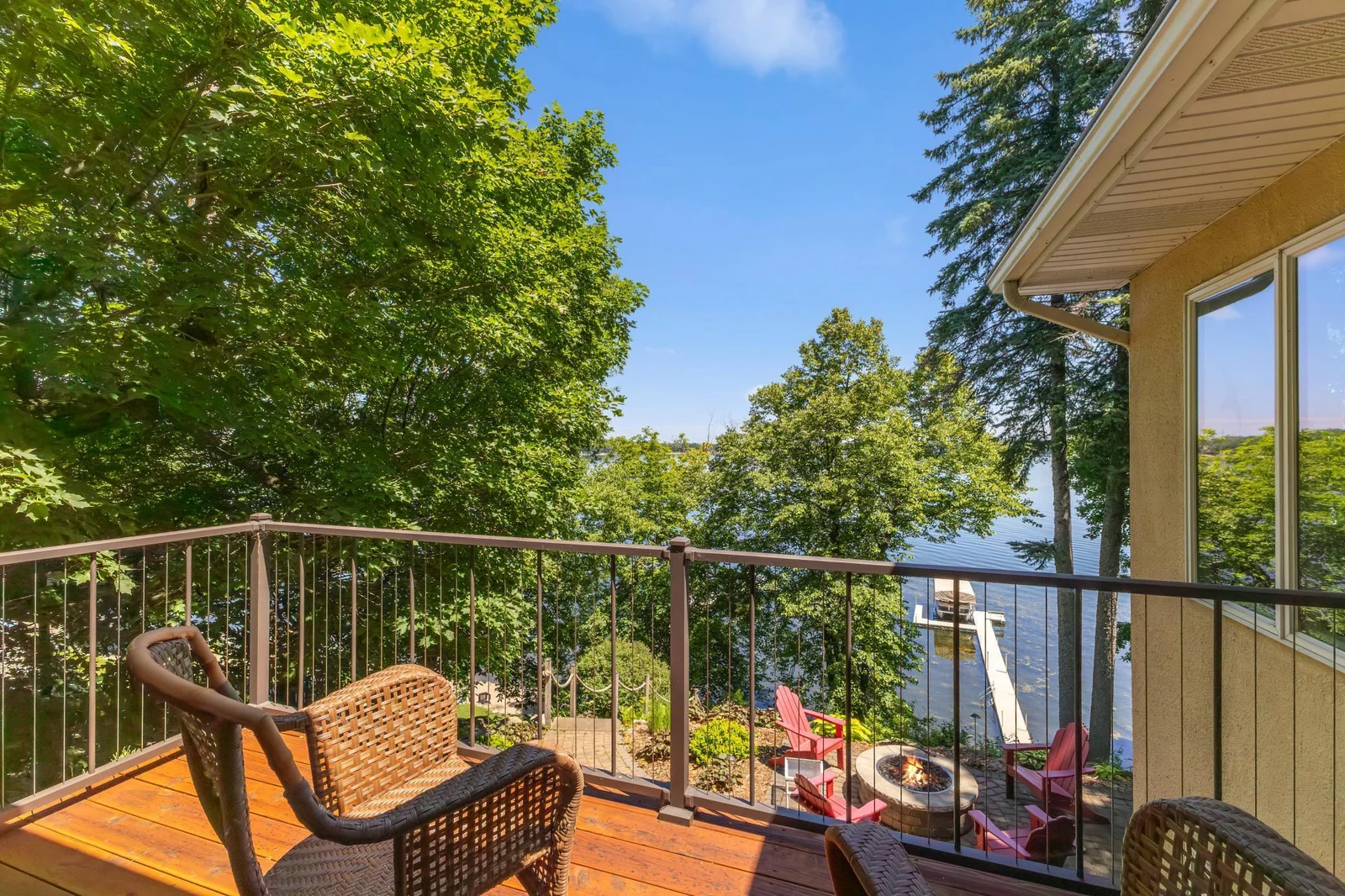 Deck off the primary suite