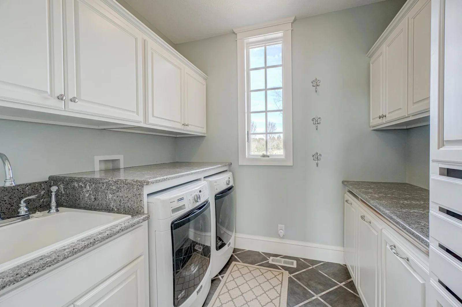 Main level laundry.
