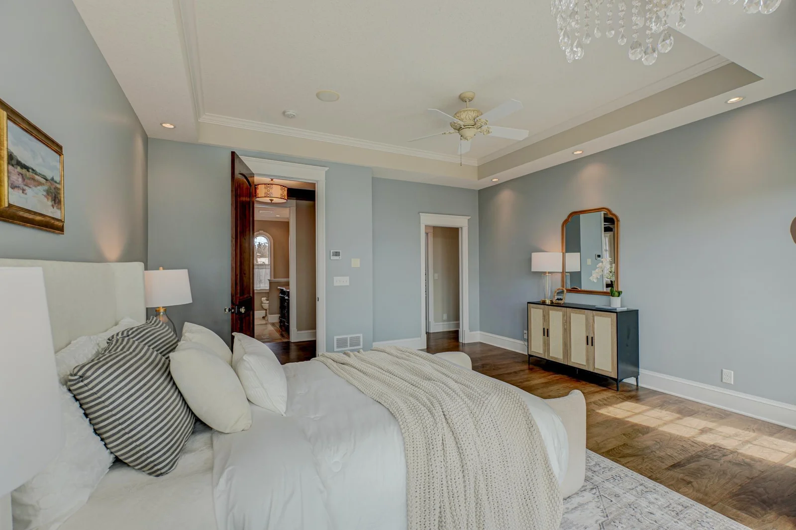 Neutral tones.