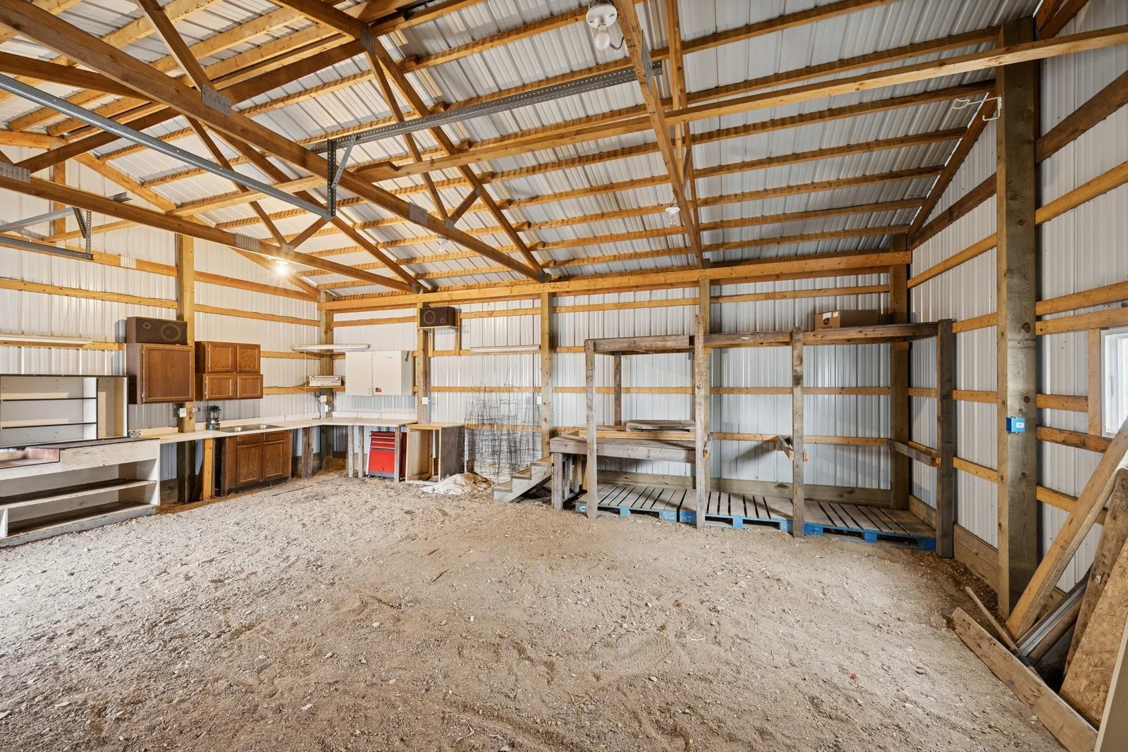 Inside Storage Shed