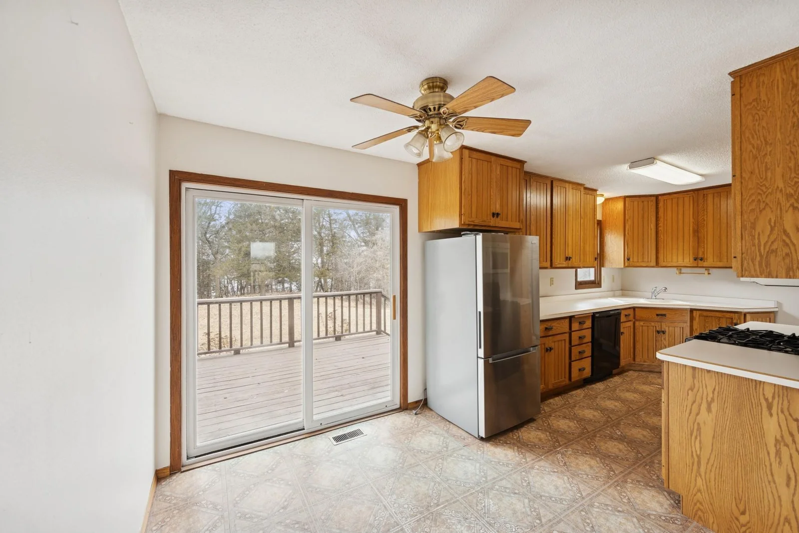 Kitchen + Back Sliding Door