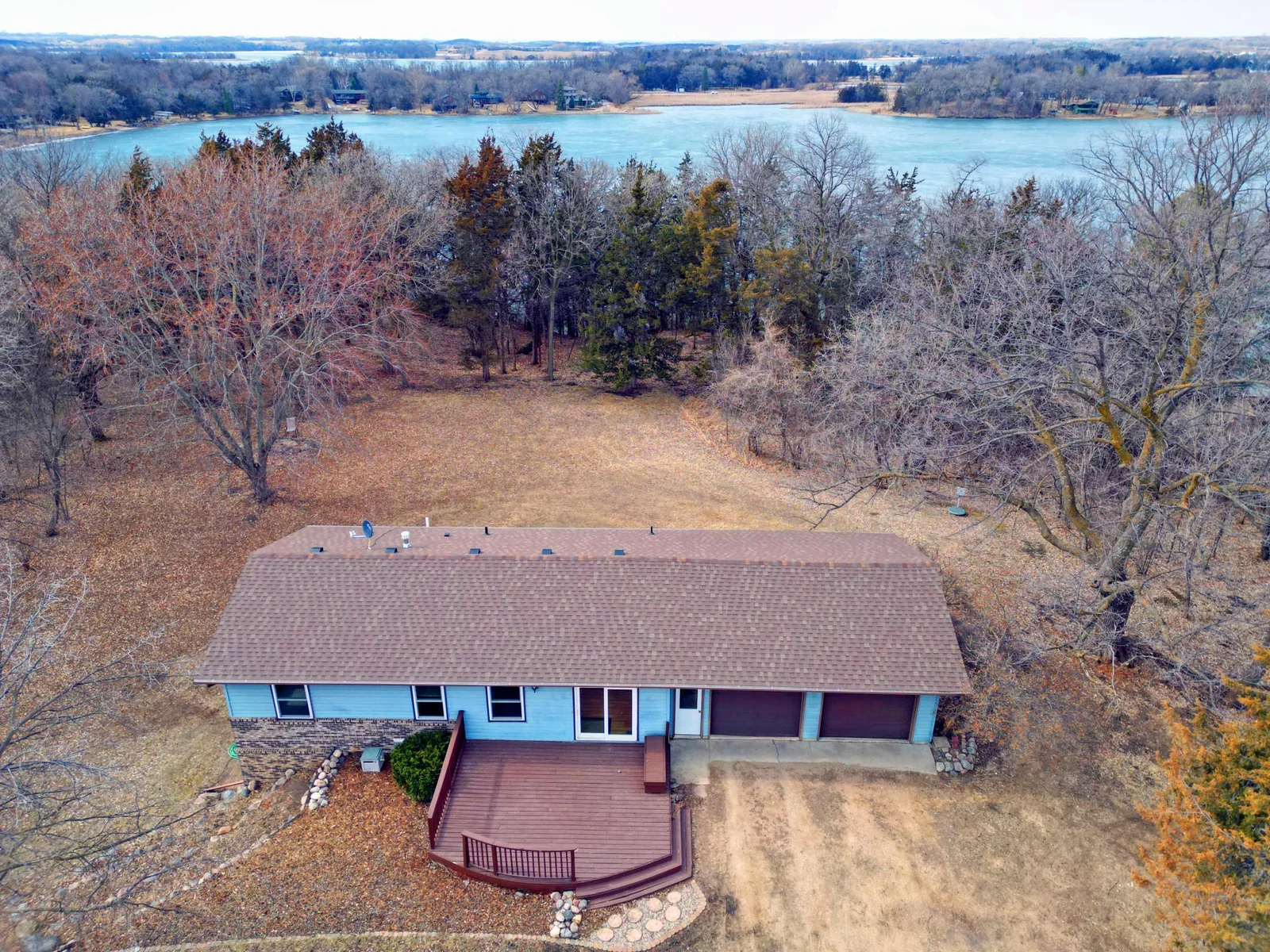 Front View + Lake