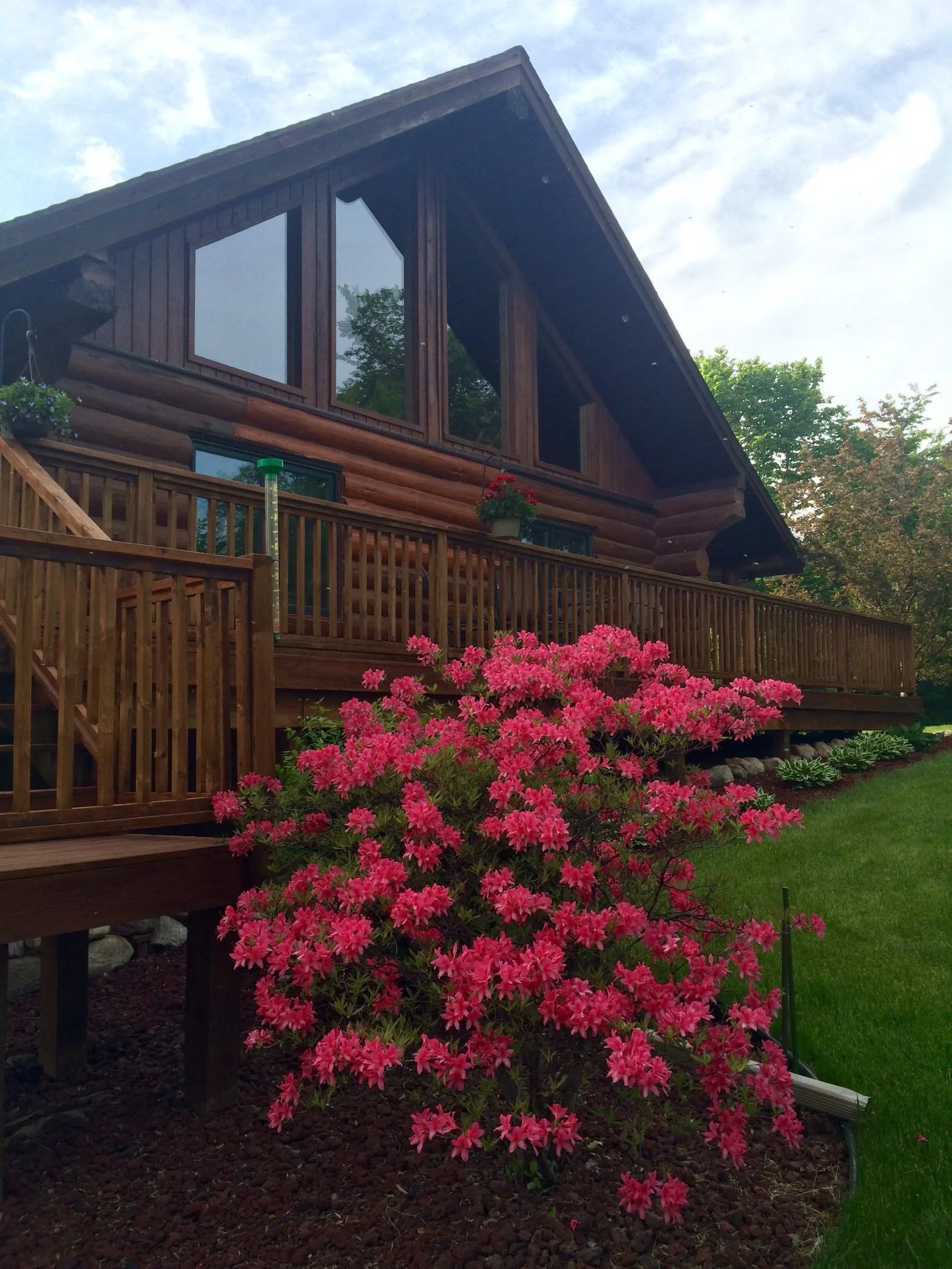 Pride of ownership in the flower gardens