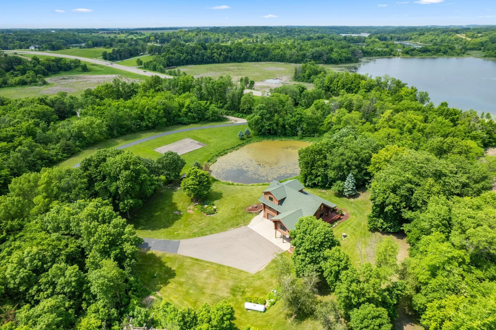 Another aerial view of this well maintained property.