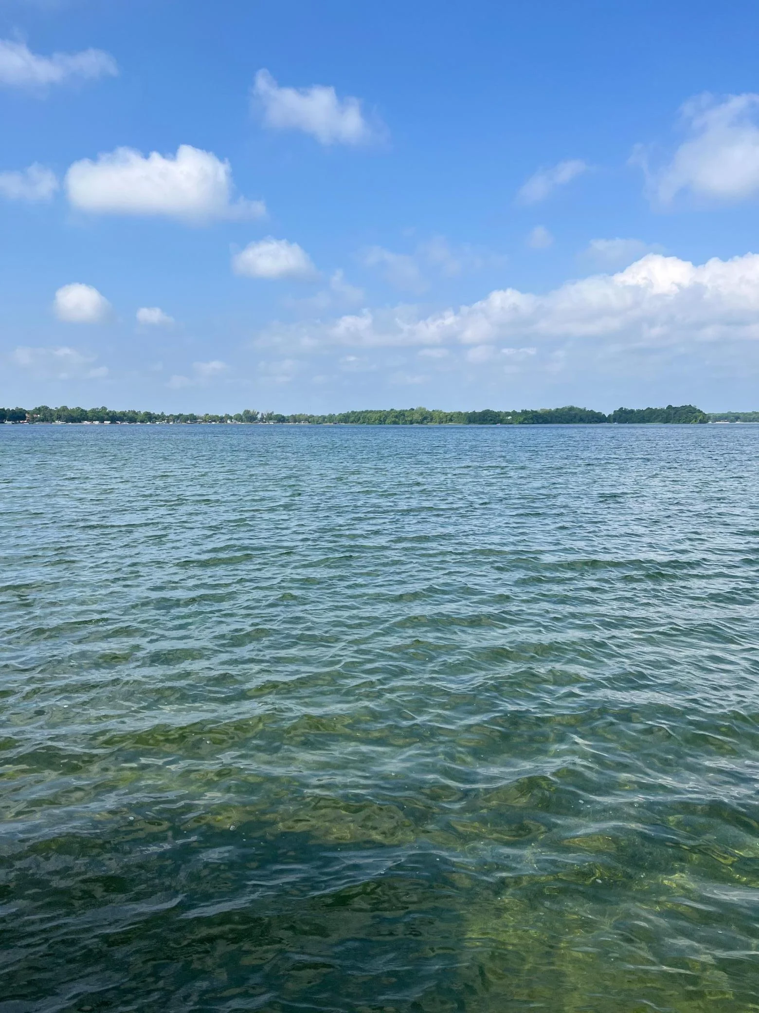 View from lake level