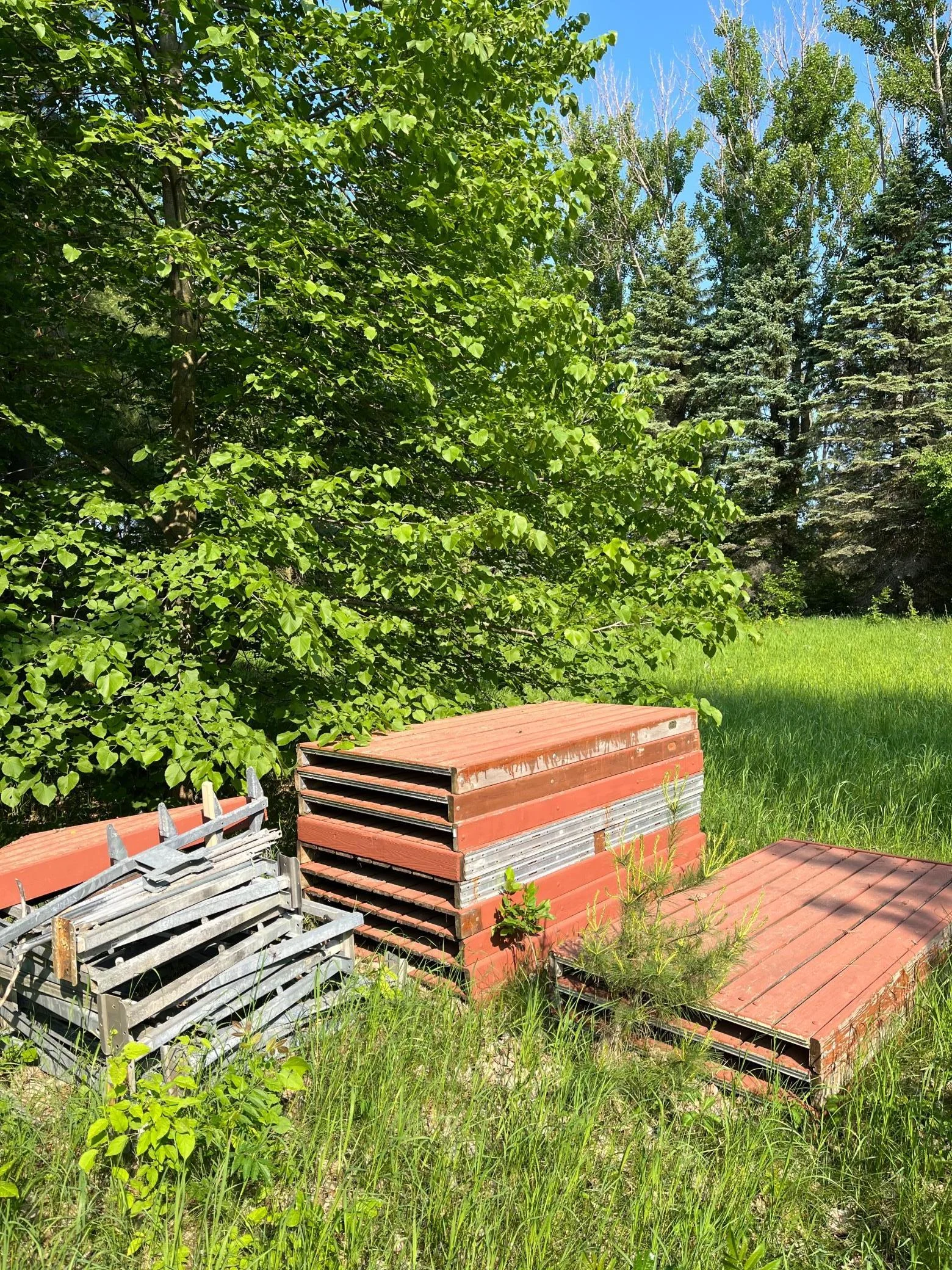 48 ft dock with 6 ft platform