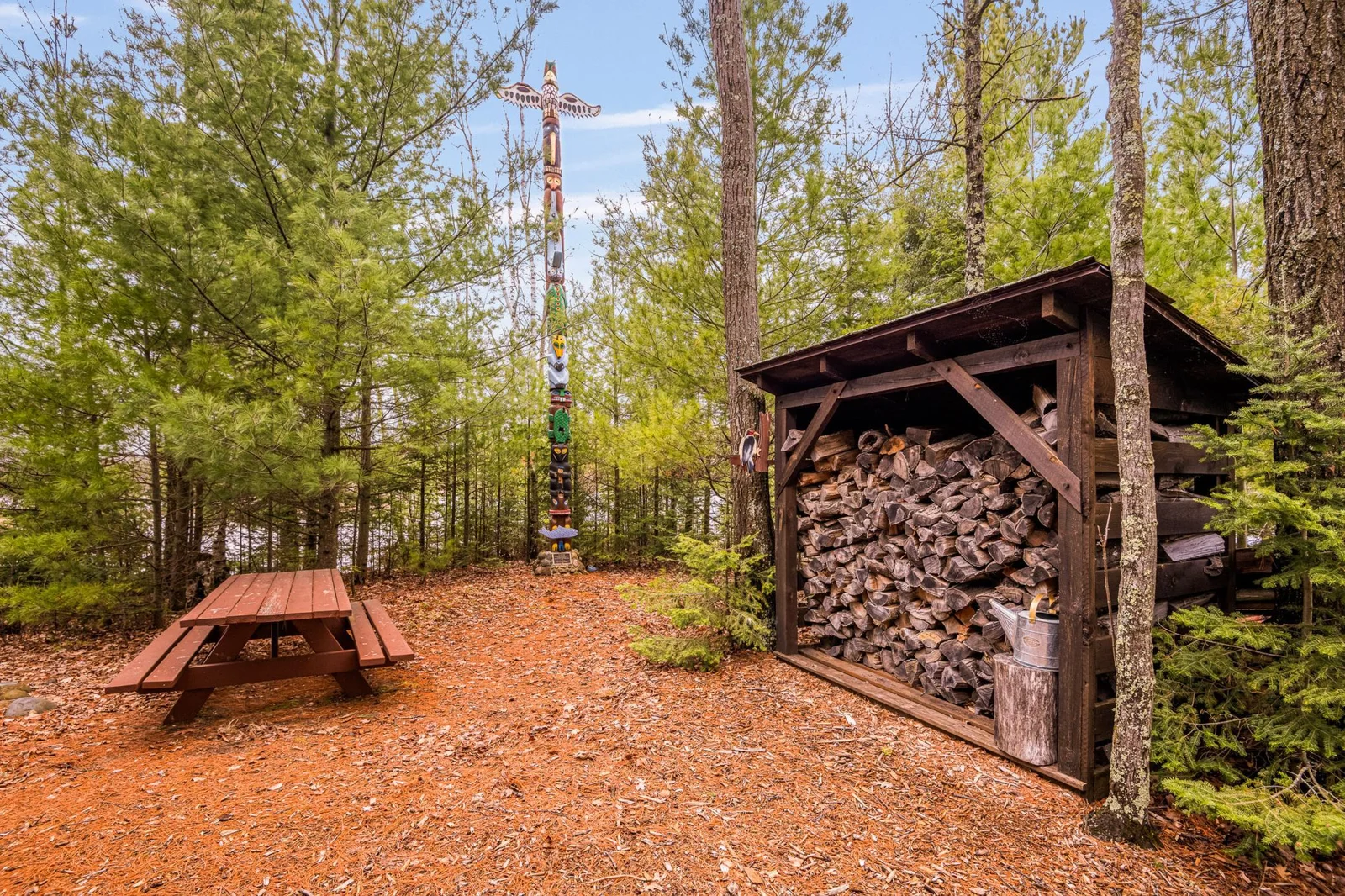 Totem Pole and Firewood