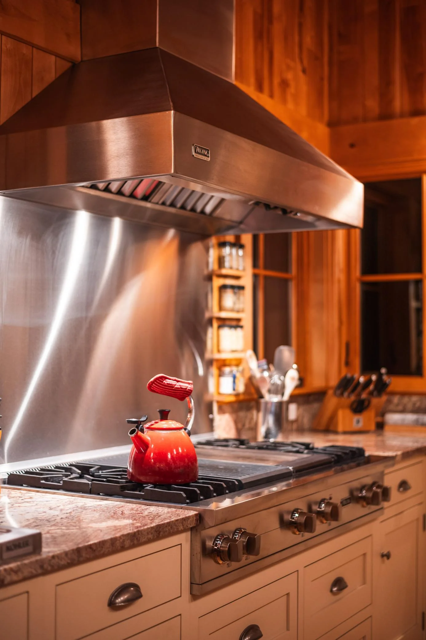 Close up of the Cooktop