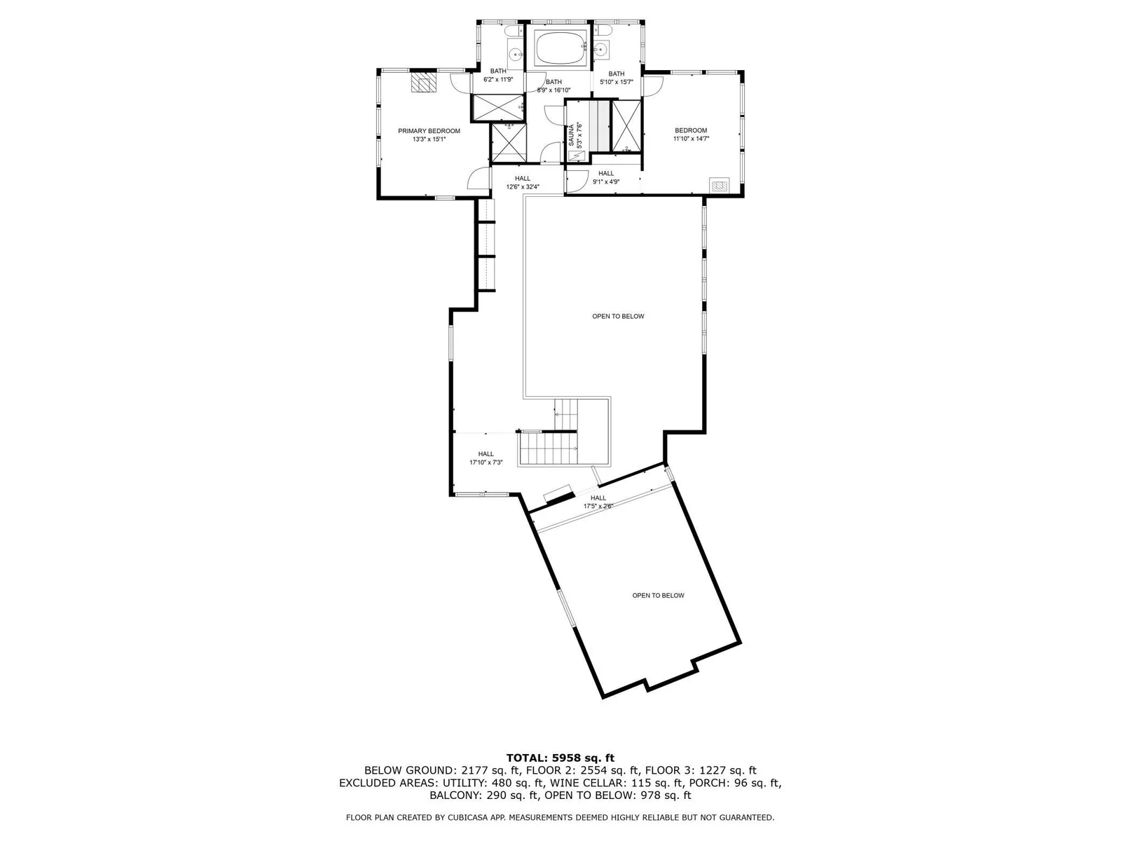 Upper Level Floor plan