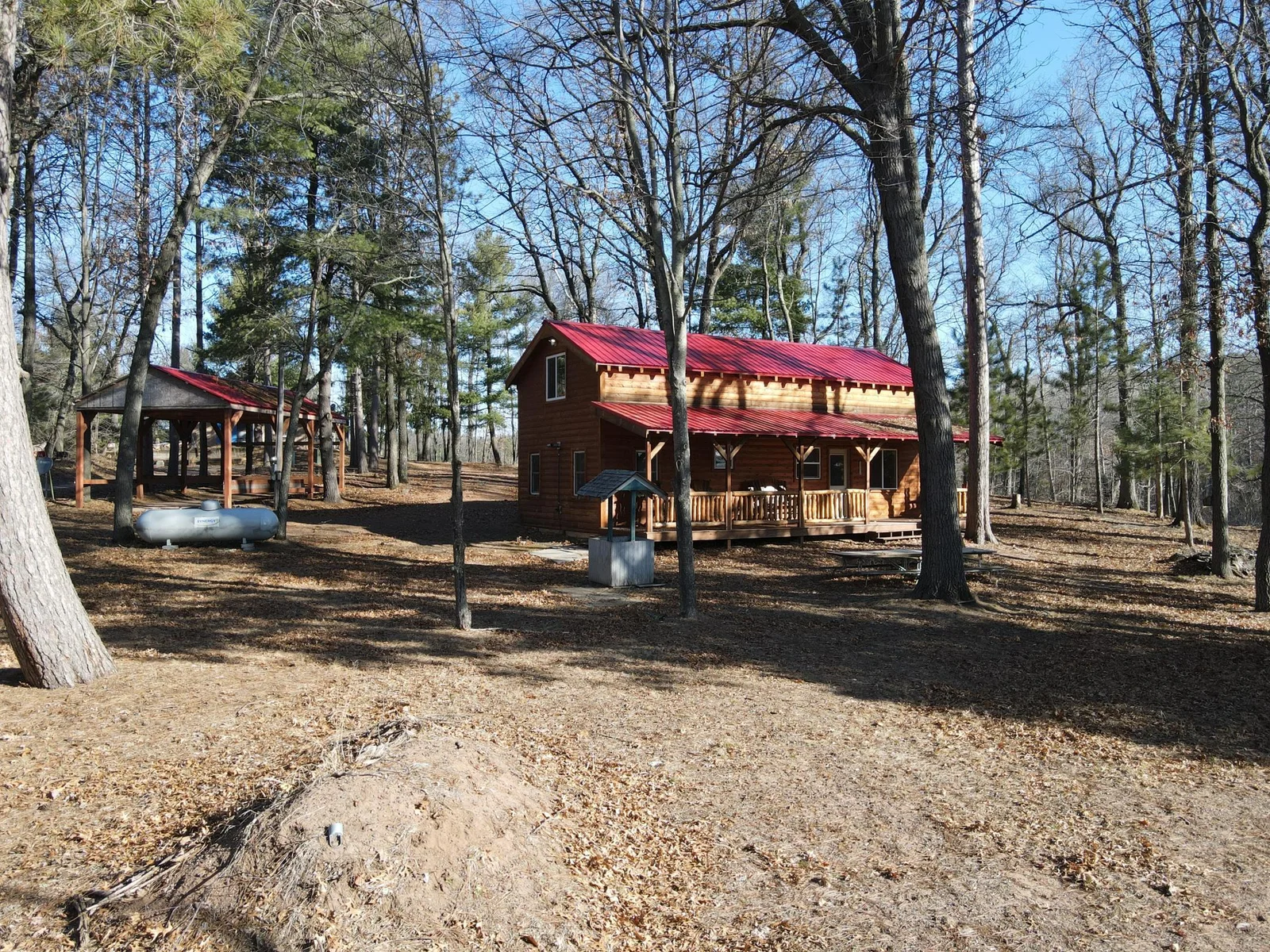 Cabin and Carport