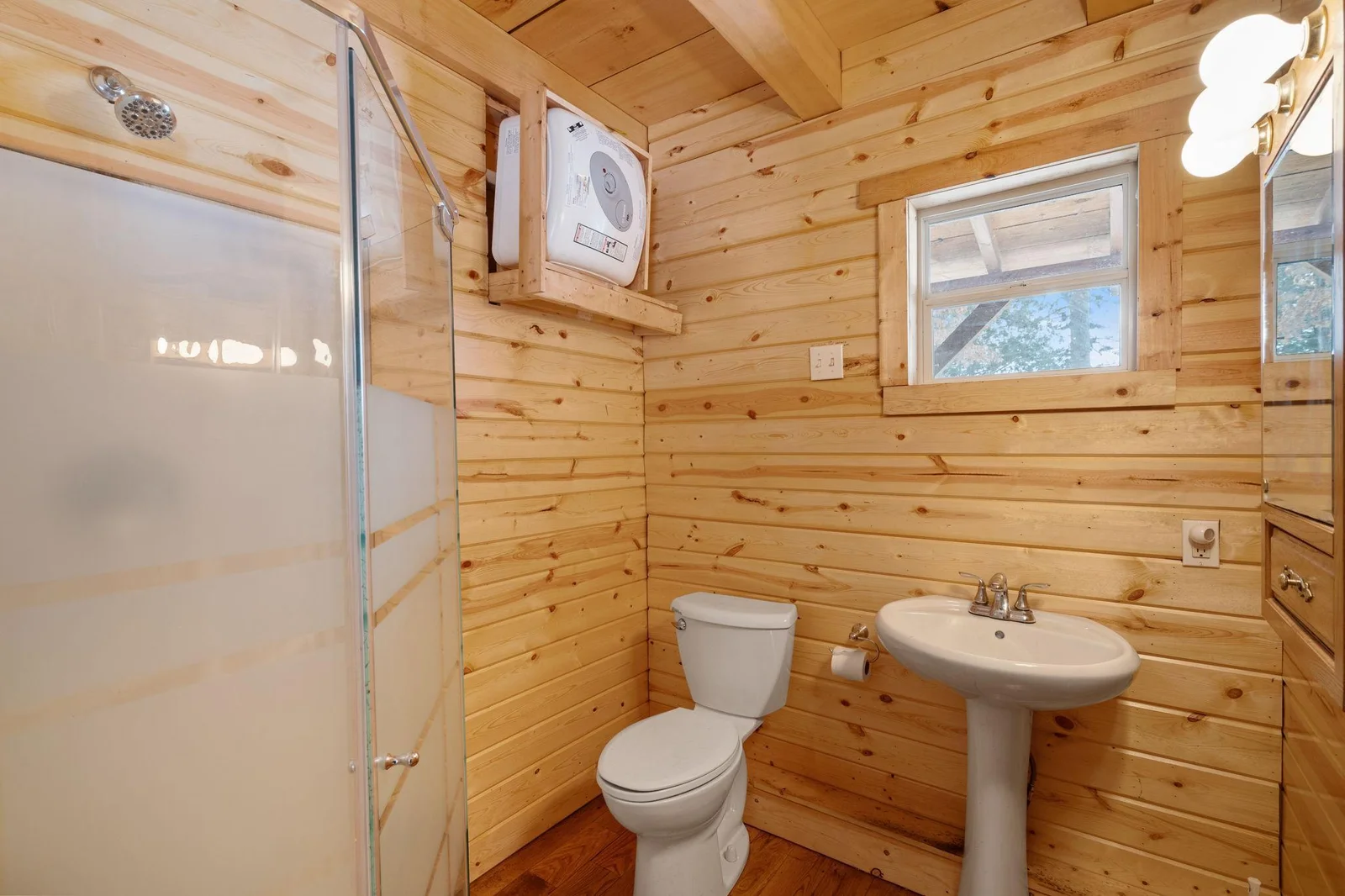 Main floor 3/4 bathroom.