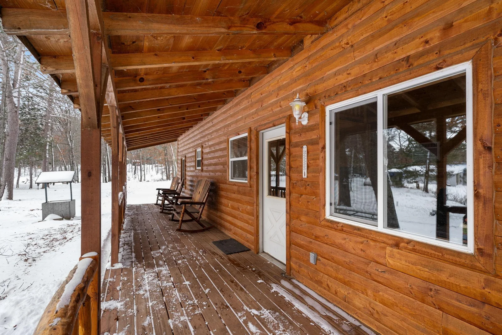 The next owner will enjoy the covered porch.