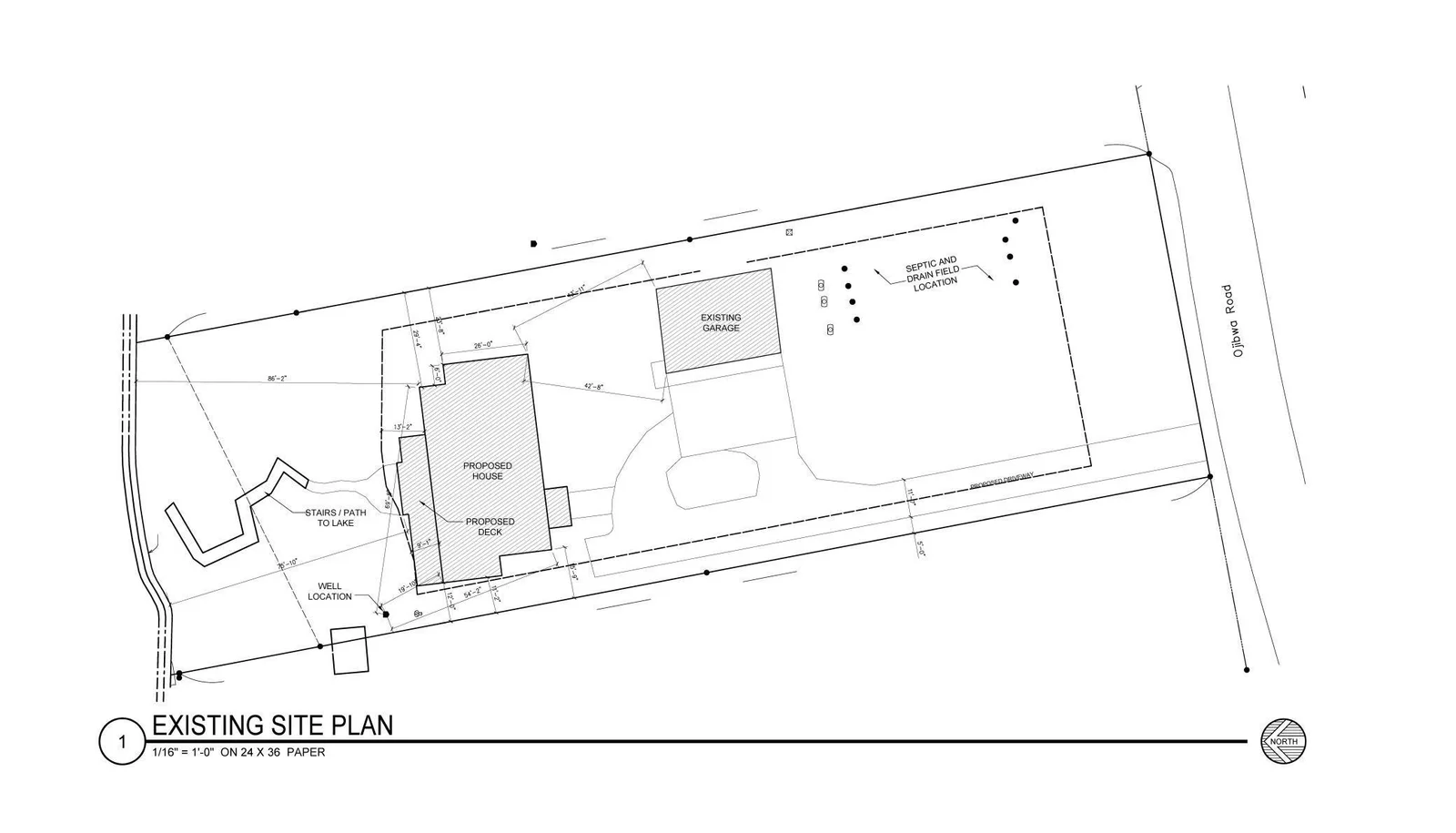 Site plan for potential future build