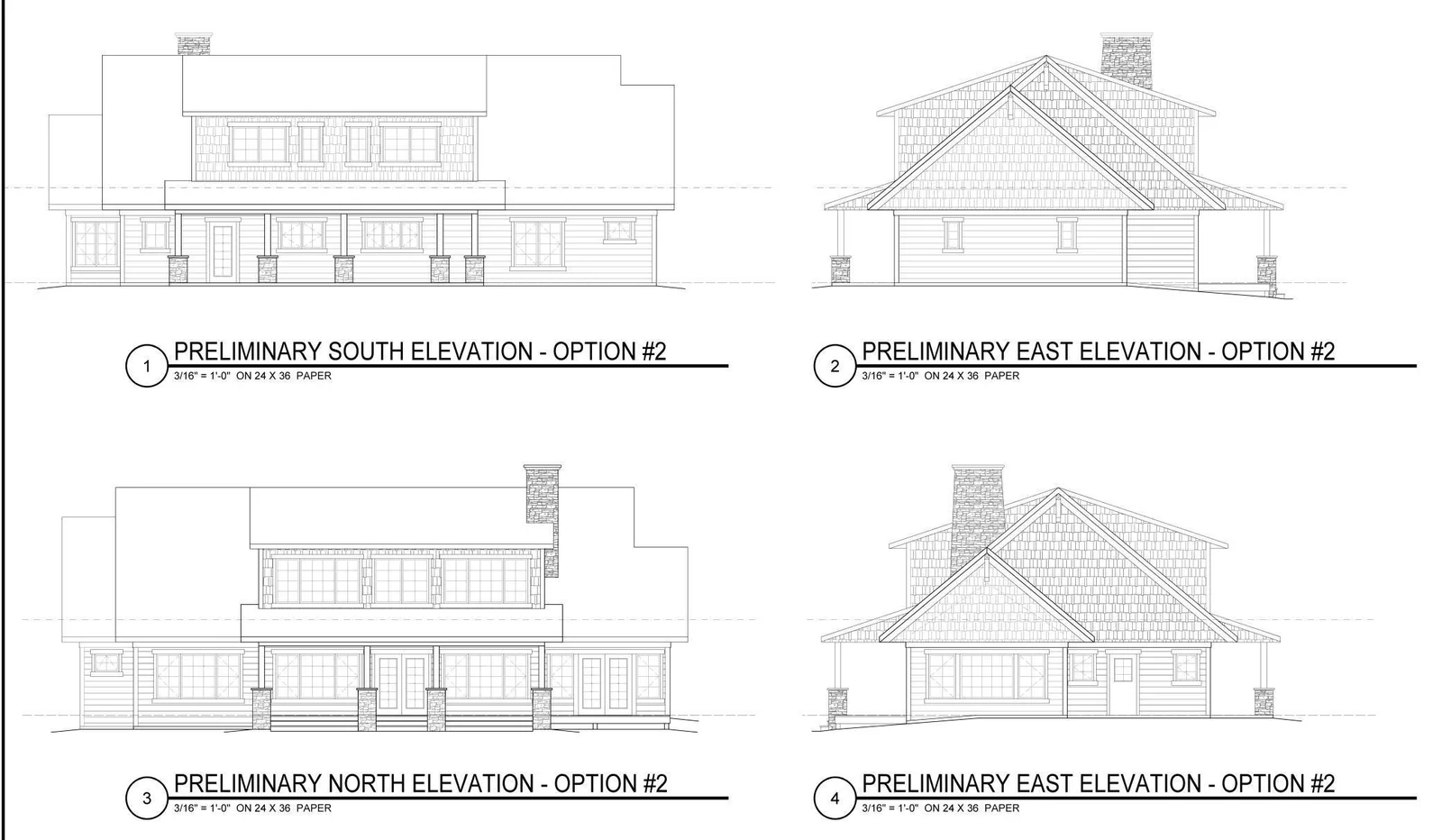 Elevation option 2 for potential future build