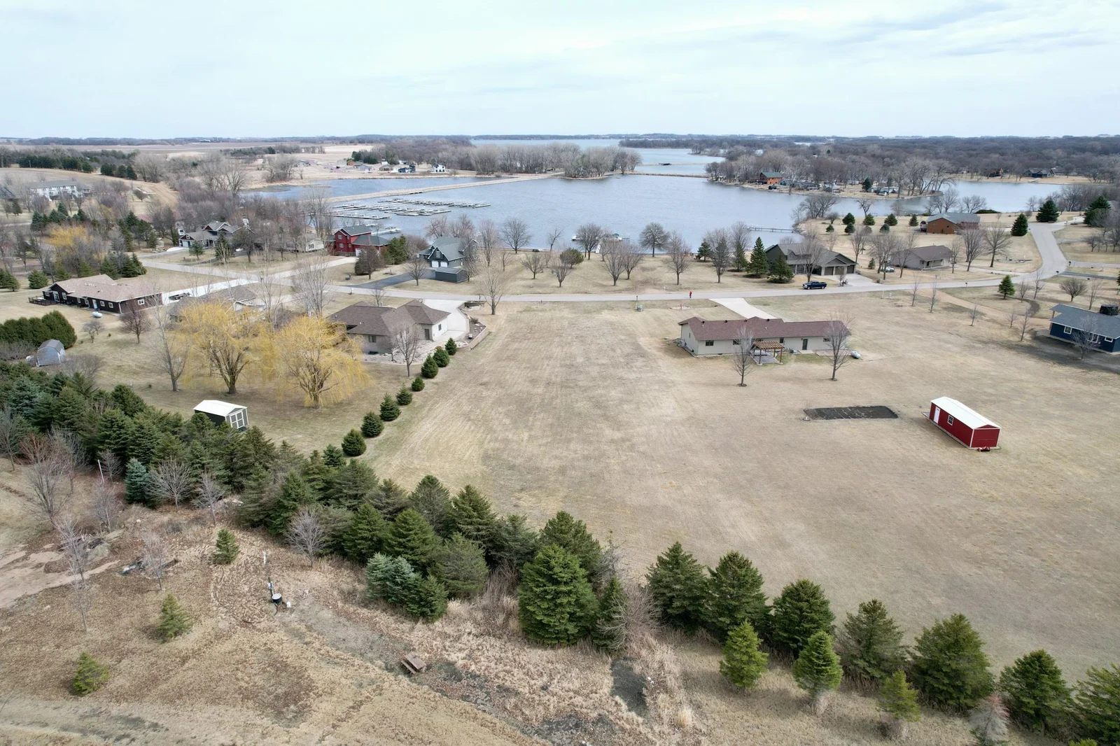 Over 1 acre lot with beautiful views