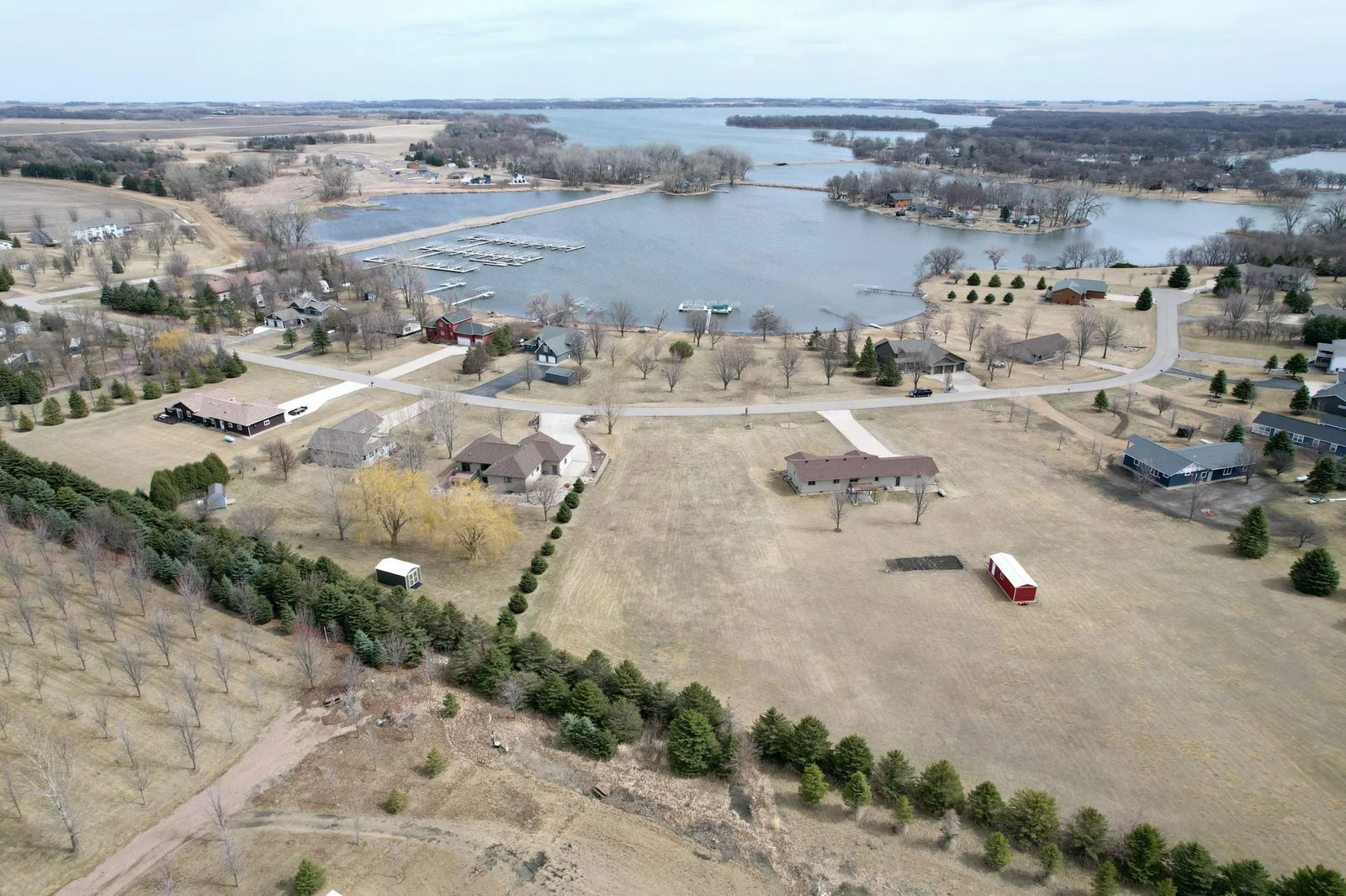 Over 1 acre lot with beautiful views