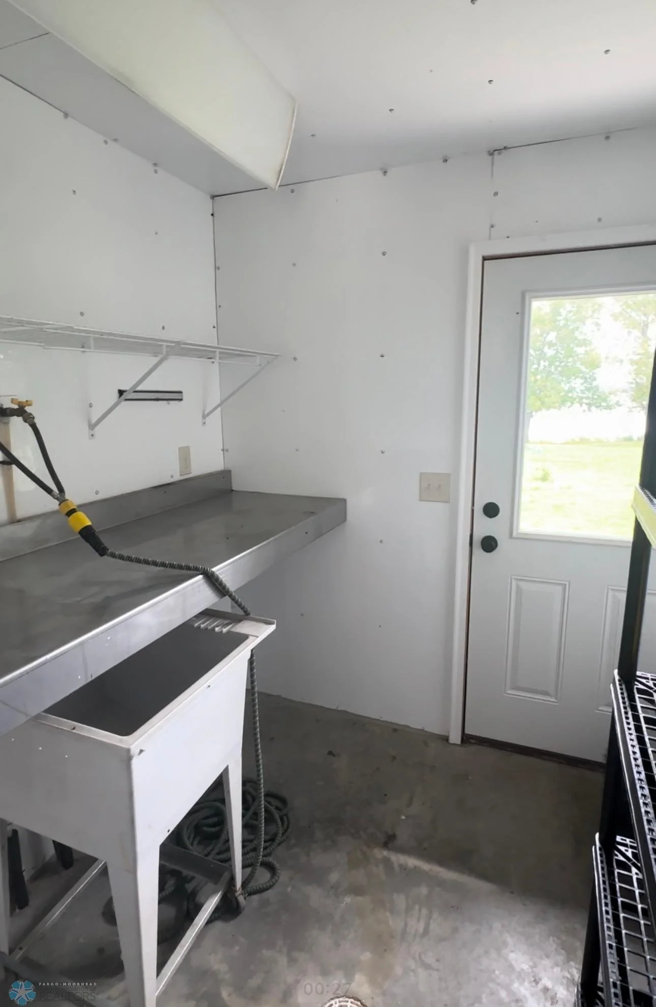 Fish cleaning room