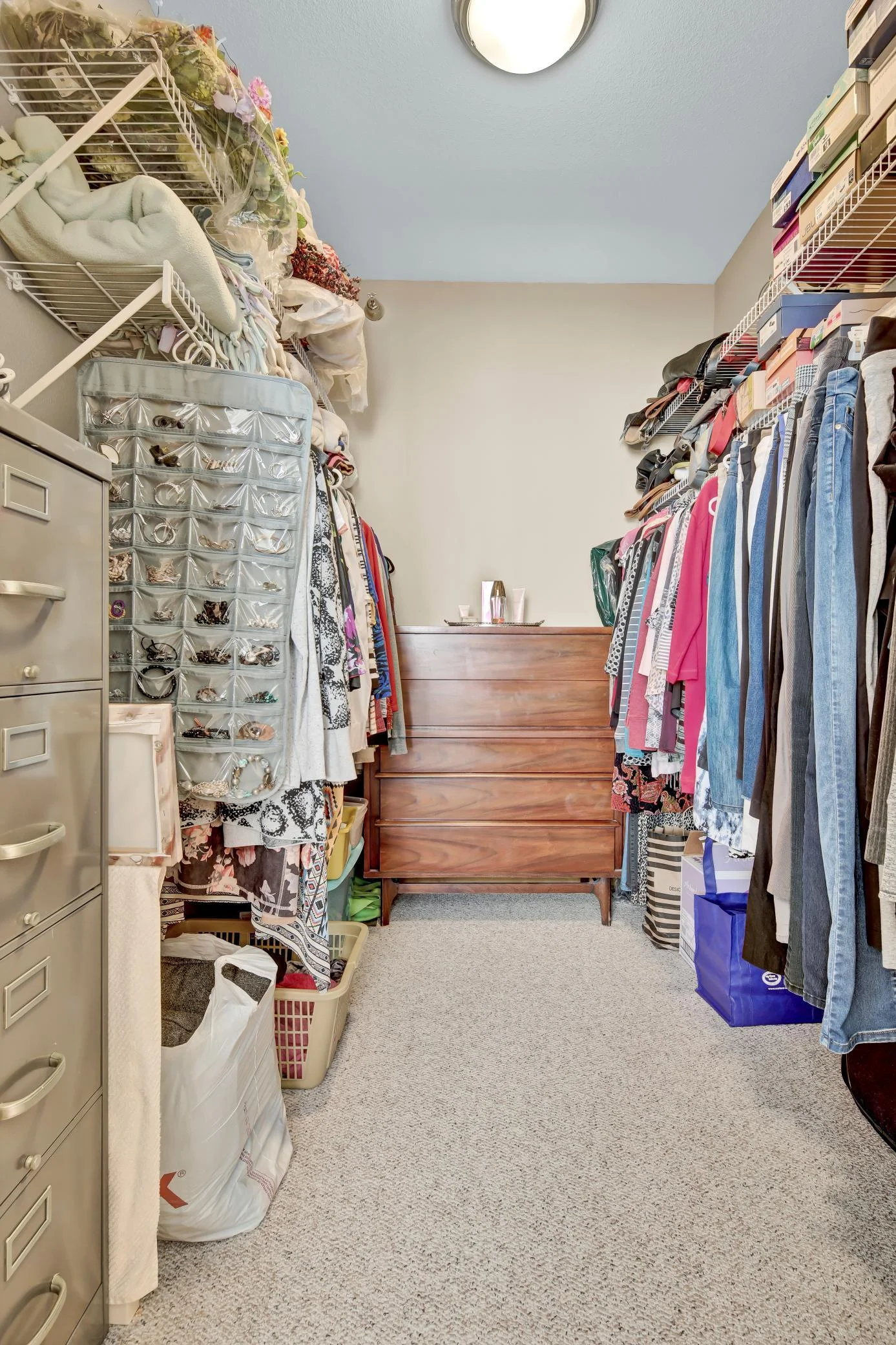 Primary walk-in closet