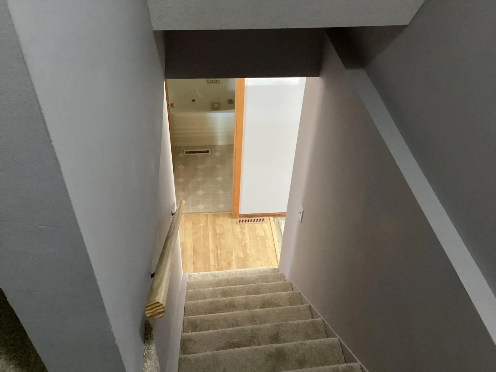 Stairs to main